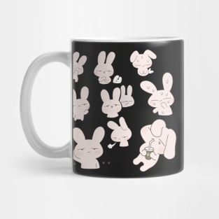 a cute rabbit character, cute, lovely, adorable, charming, sweet animal friends Mug